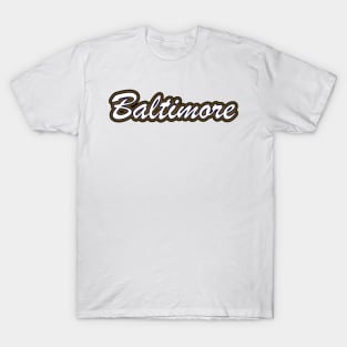 Football Fan of Baltimore T-Shirt